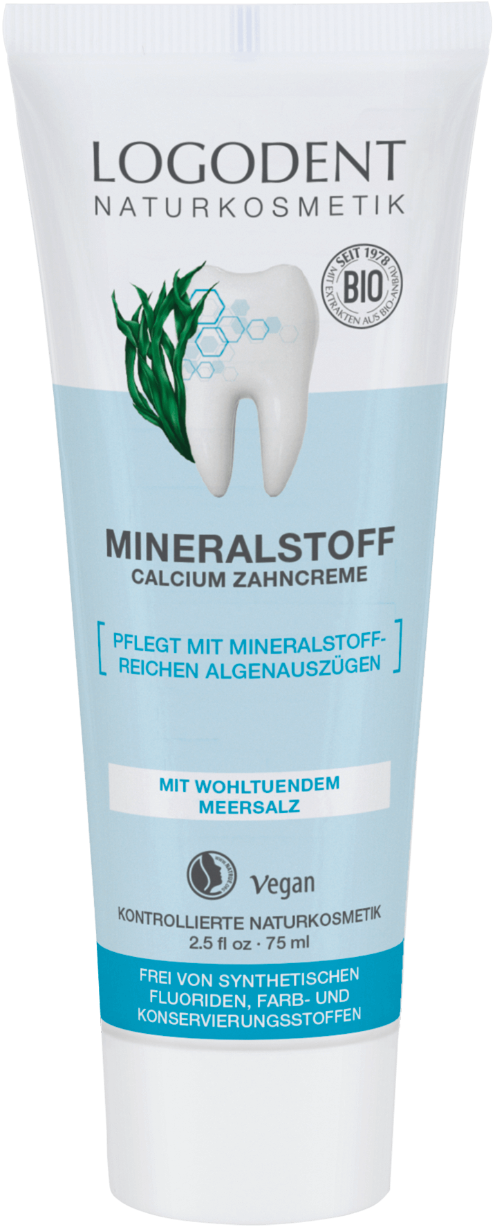 MINERAL Calcium toothpaste LOGONA Natural Cosmetics
