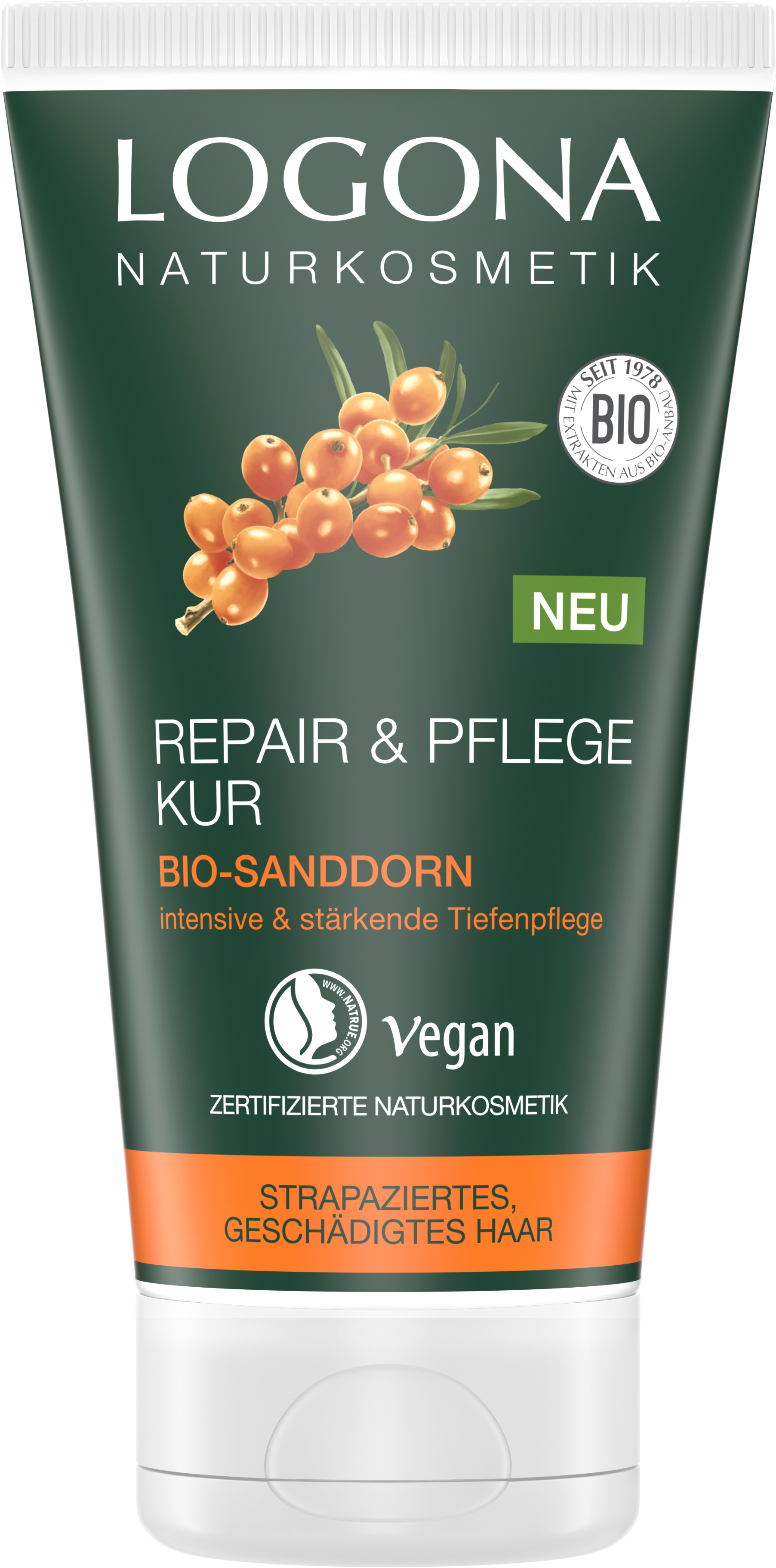 Repair & Pflege Haarkur Bio-Sanddorn | LOGONA Naturkosmetik