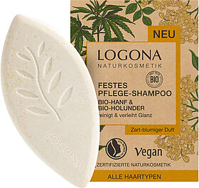 Festes Pflege-Shampoo Bio-Hanf & Bio-Holunder