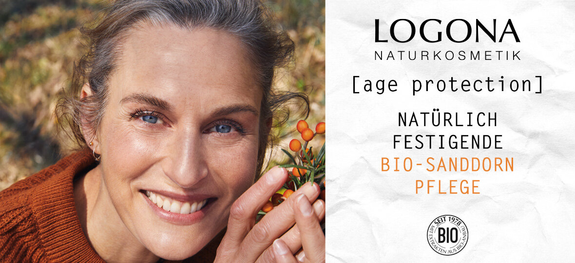 Age Protection - Natürlich Festigende Bio-Sanddorn Pflege | LOGONA  Naturkosmetik