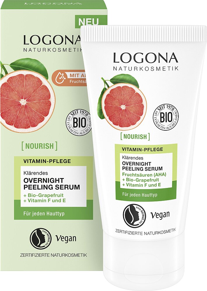 NOURISH klärendes Overnight Peeling Serum, 50ml
