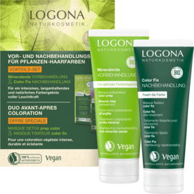 Vor- und Nachbehandlungs-Set für Pflanzen-Haarfarben