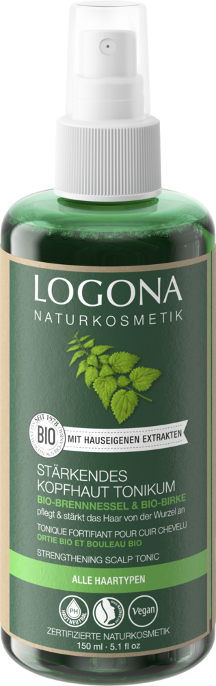 Stärkendes Kopfhaut Tonikum Bio-Brennnessel & Bio-Birke