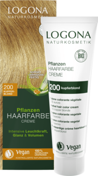 Pflanzen-Haarfarbe Creme 200 Kupferblond