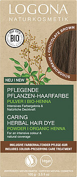 Pflanzen-Haarfarbe Pulver SCHOKOBRAUN
