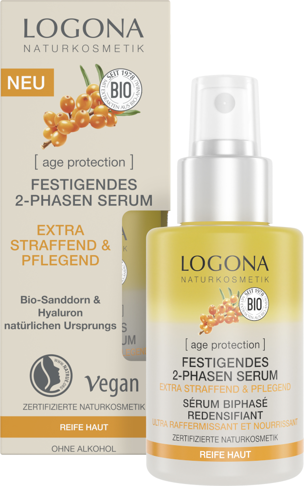 Festigendes | Serum 2-Phasen LOGONA Protection Age Naturkosmetik